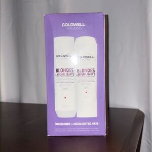 Goldwell Dualsenses Blondes & Highlights shampoo and conditioner duo set NIB